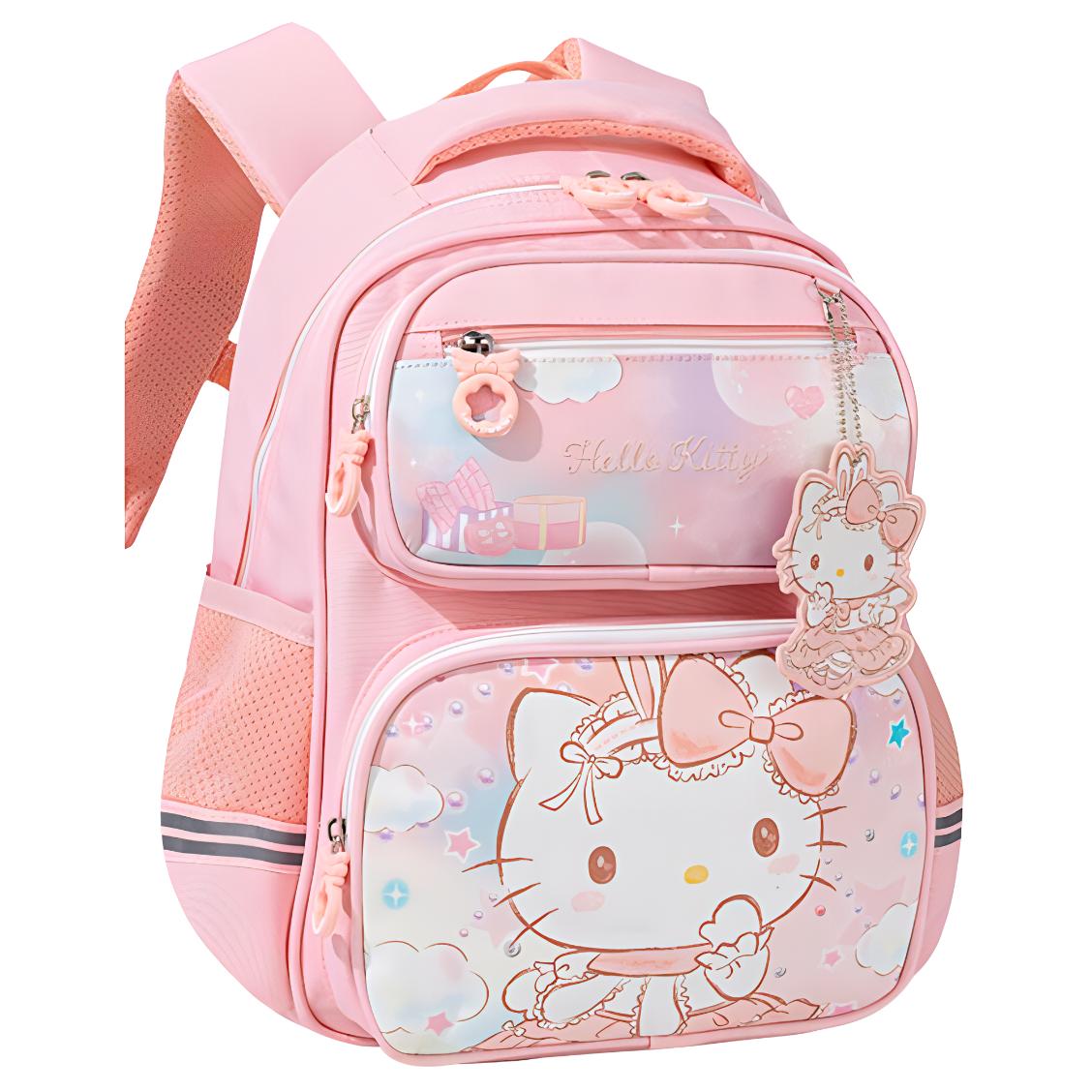 

Sanrio Водонепроницаемый детский рюкзак из ткани разноцветный, Hello Kitty