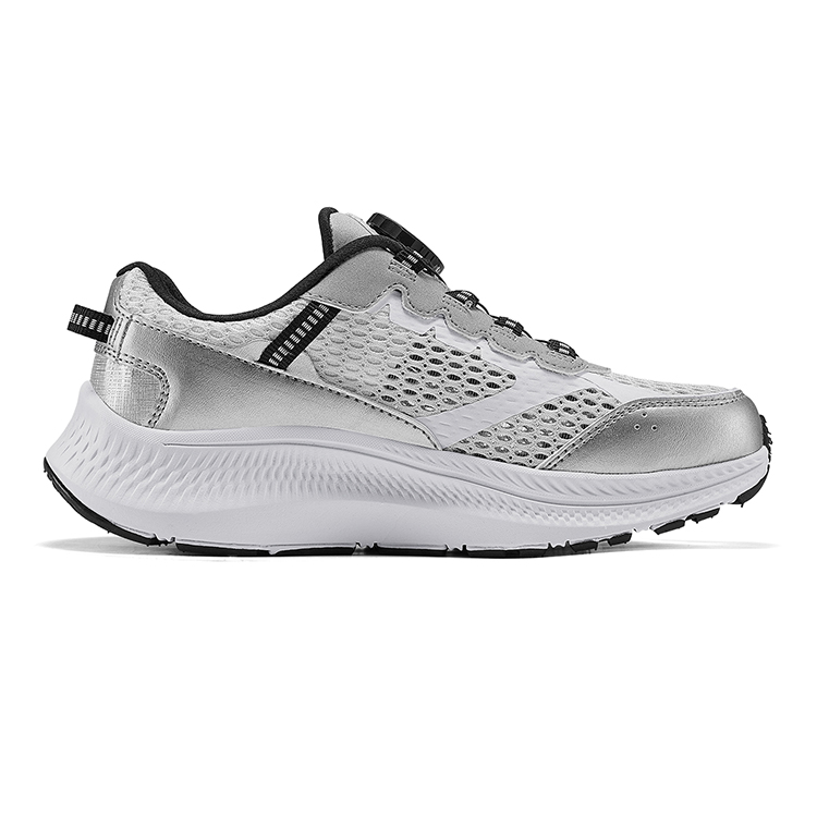 Кроссовки для бега для детей, МАЛЬЧИКИ Skechers Kids, серебряный/белый — фото 2