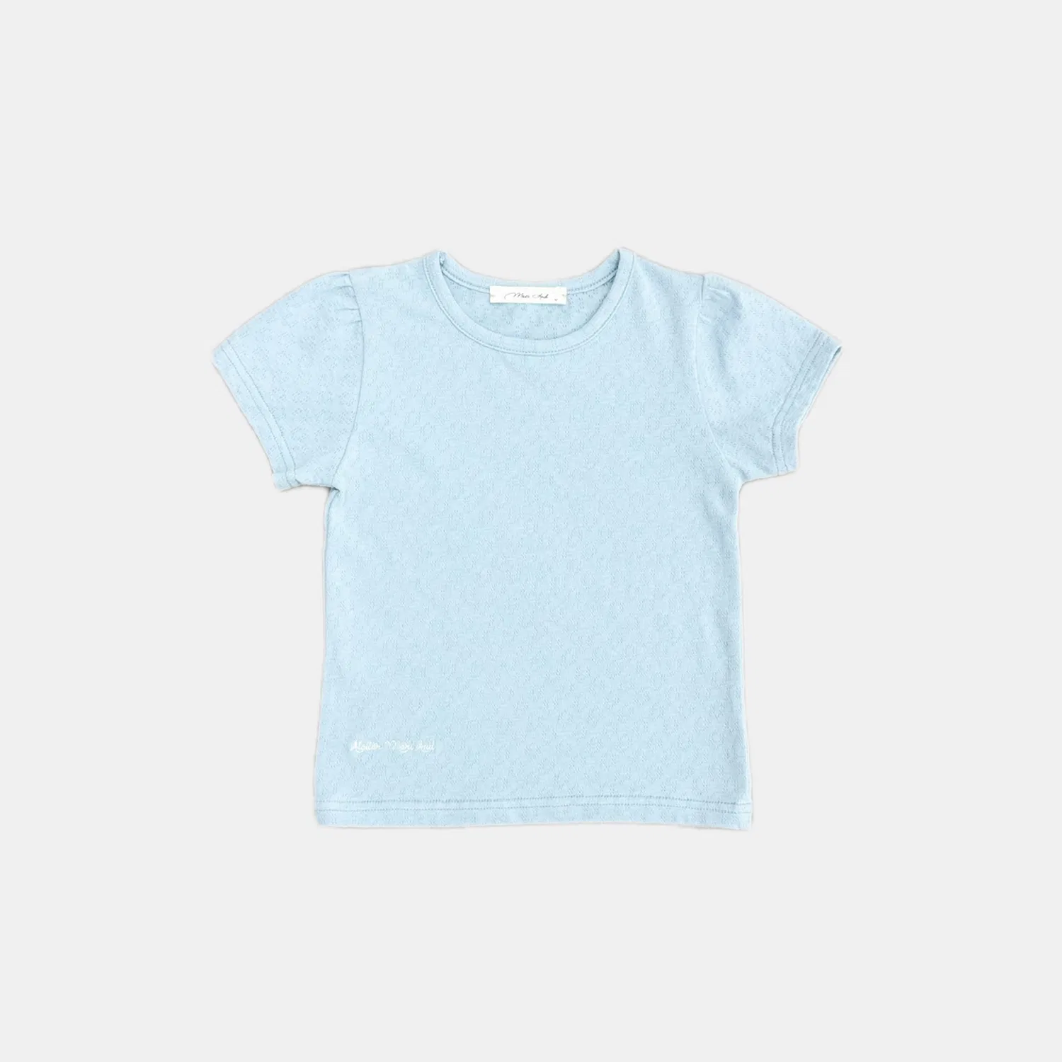 Детская футболка Eyelet синего цвета от Meri And