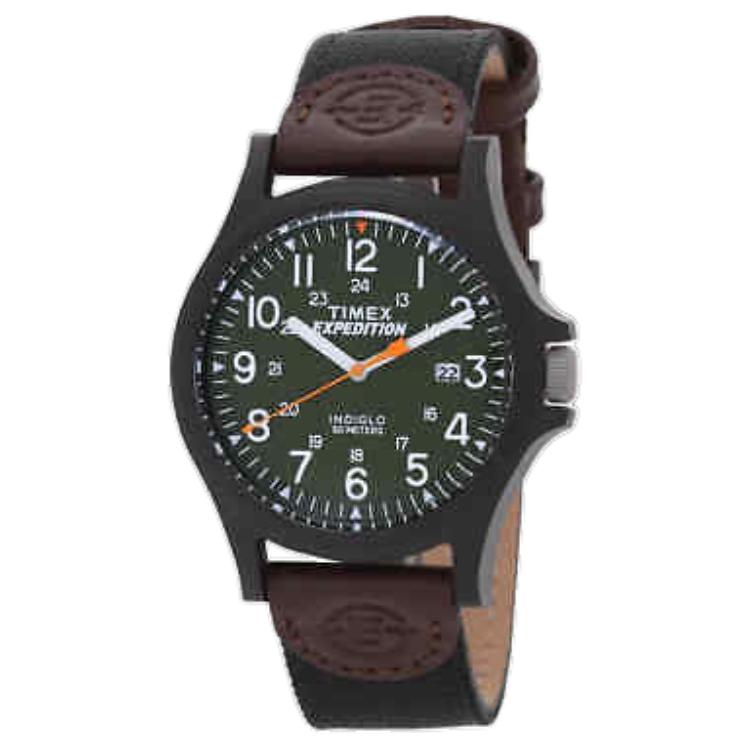 

TIMEX Часы Wrist Watch Quartz Movement Fabric Strap 40MM Green Dial Men's Watch, Green Dial