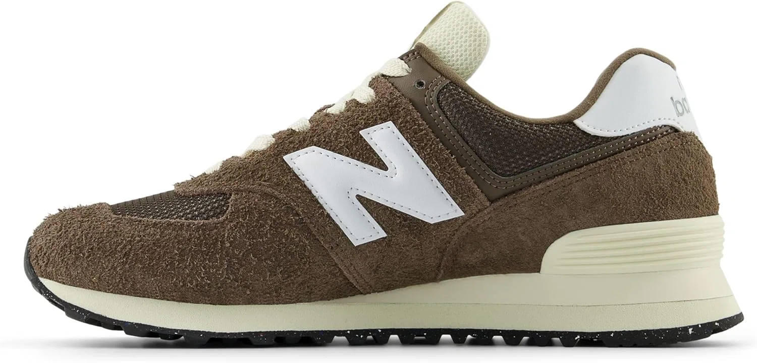 Кроссовки New Balance Unisex 574 V2 70s Racing Trainers, Brown — фото 3