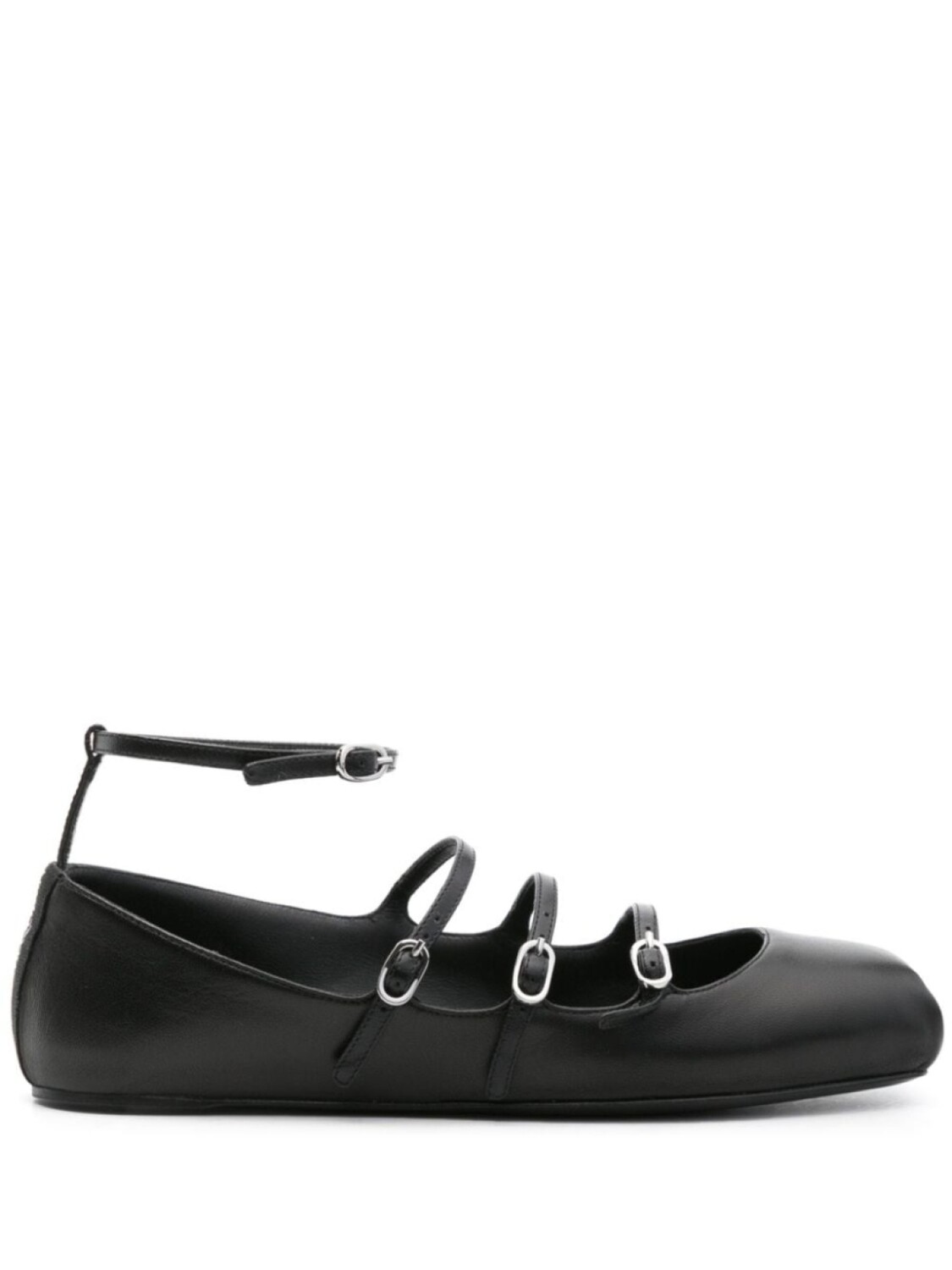 

Балетки с пряжками Alexander McQueen, черный