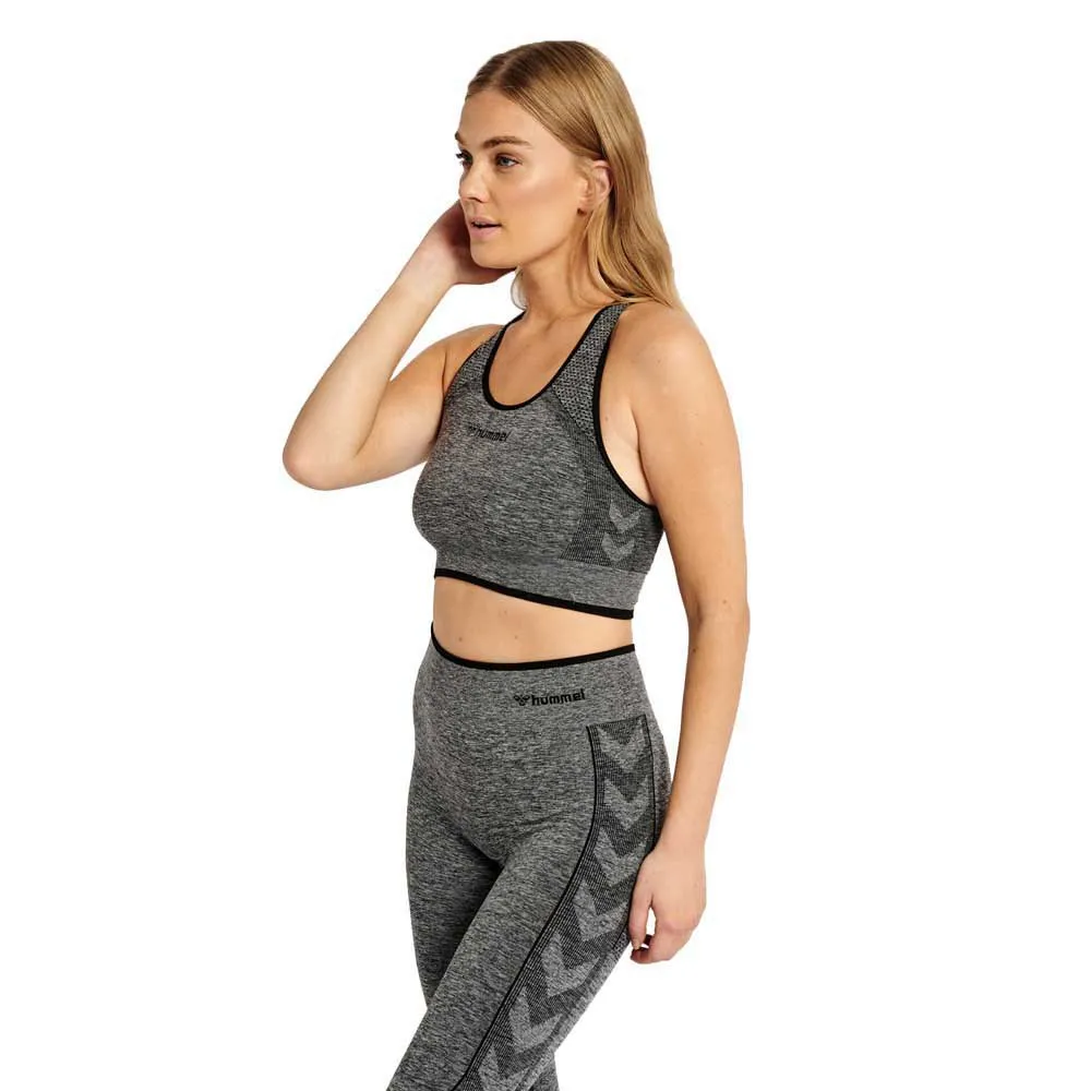 

Спортивный топ Hummel MT Una seamless, серый