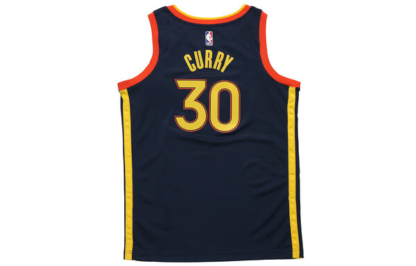 Майка Nike NBA Stephen Curry Golden State Warriors Jersey City Edition Dark blue, синий — фото 2