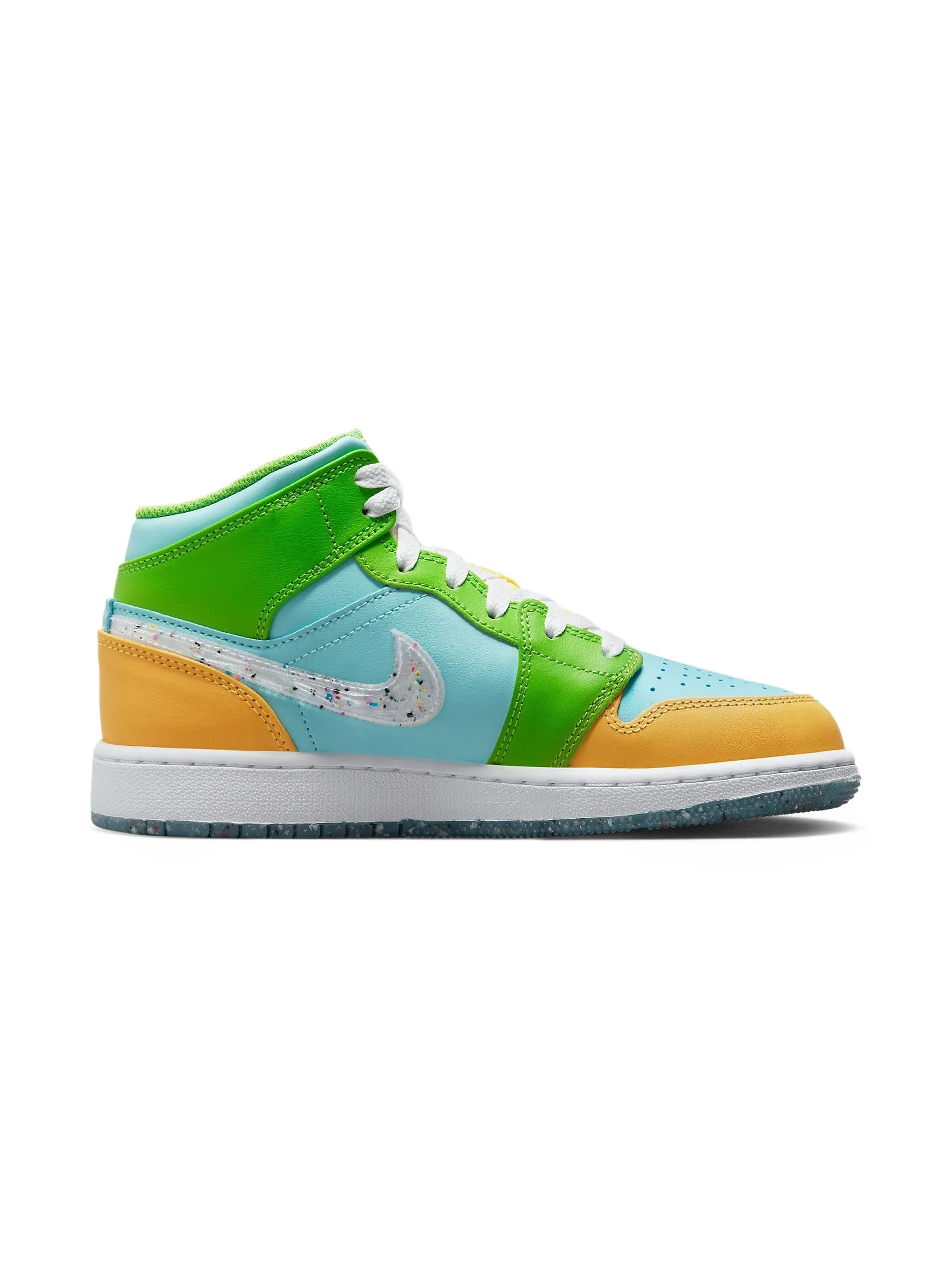 

Кроссовки Jordan 1 Mid SE Recycled Grin Jordan Kids, синий