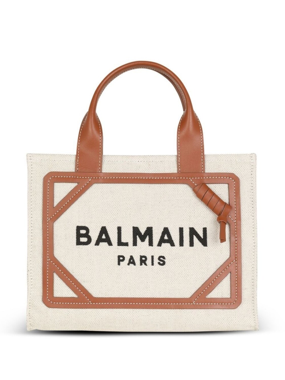 

Balmain small B-Army logo tote bag, нейтральный цвет, Хаки, Balmain small B-Army logo tote bag, нейтральный цвет