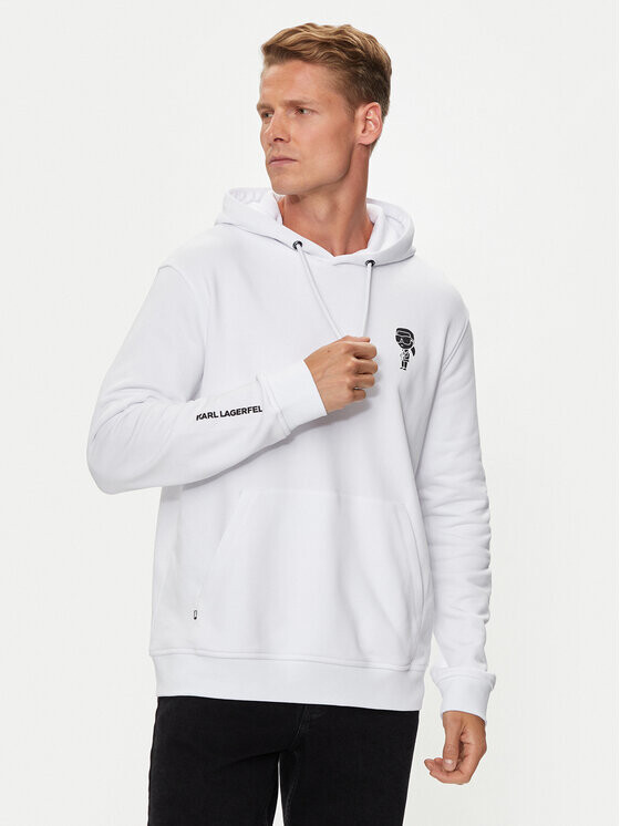 

Толстовка regular fit Karl Lagerfeld, белый