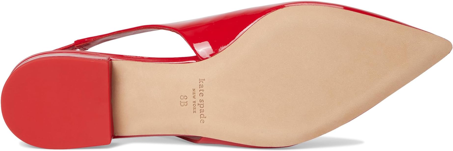 Балетки Kate Spade New York Lover Slingback Flats, цвет Cherry Rouge — фото 3