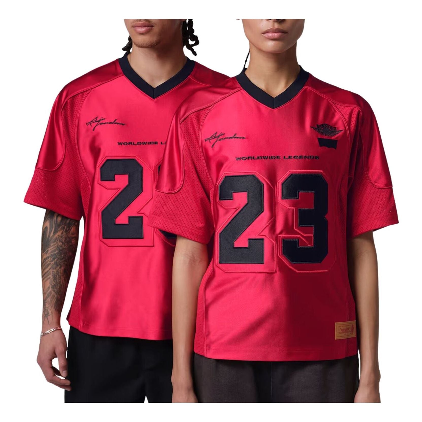 

Кроссовки Air Jordan x Levi's Jersey 'Red Black'