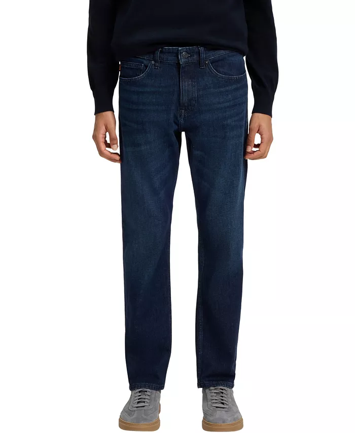 

Мужские джинсы Comfort-Stretch Slim-Fit Hugo Boss, синий