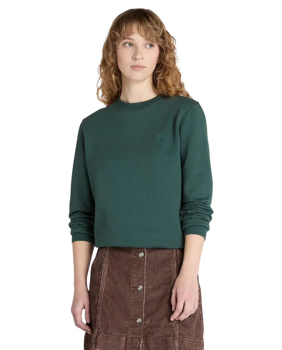 

Женский свитшот с круглым вырезом и флисовой изнанкой Timberland, зеленый