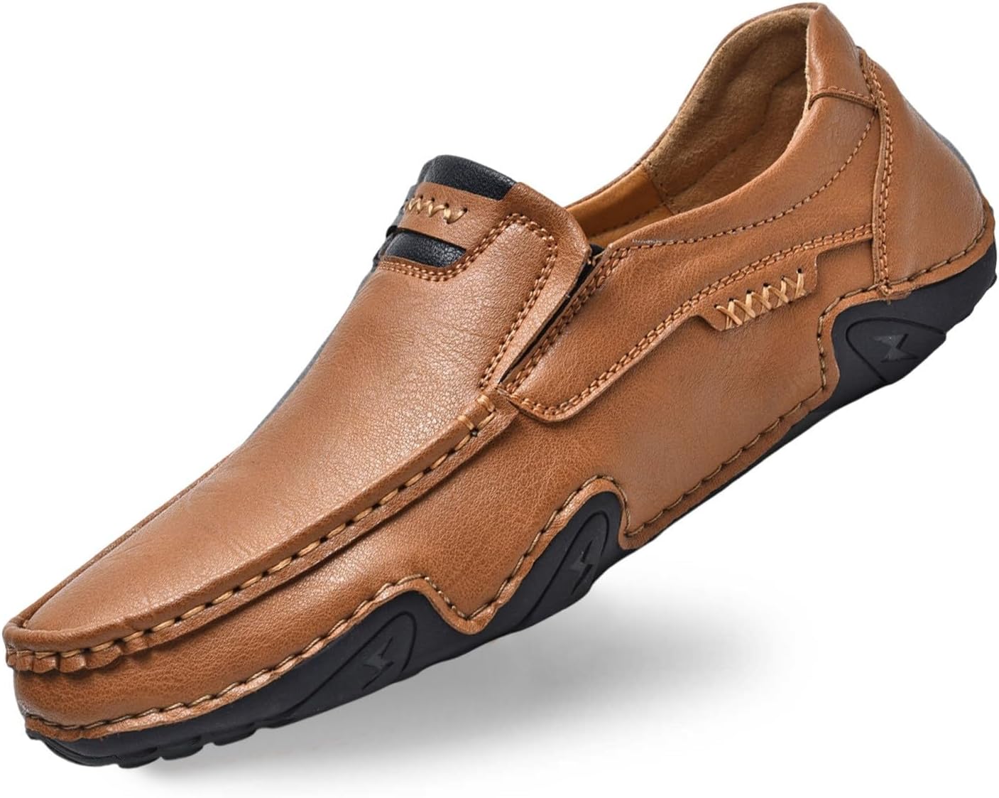 

Мужские кожаные лоферы, повседневная обувь, удобная легкая пешеходная одежда, мокасини для повседневной ношения Generic