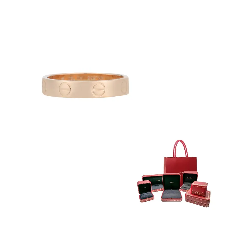 

Cartier Миниатюрное кольцо Love из розового золота 18 карат 2010-х годов