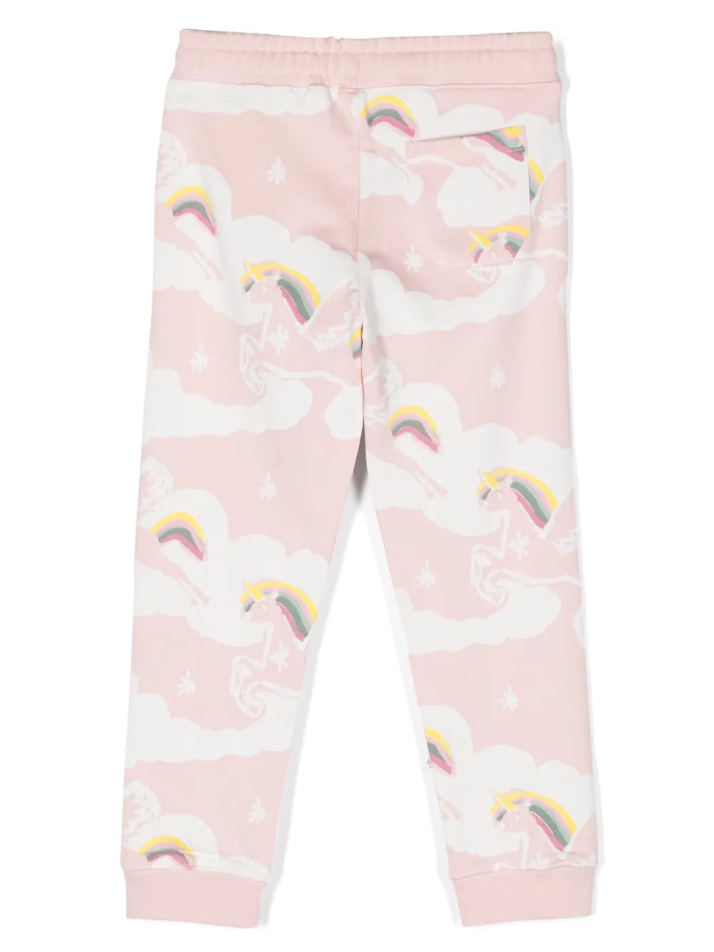 Спортивные брюки с принтом Stella Mccartney Kids, розовый — фото 2
