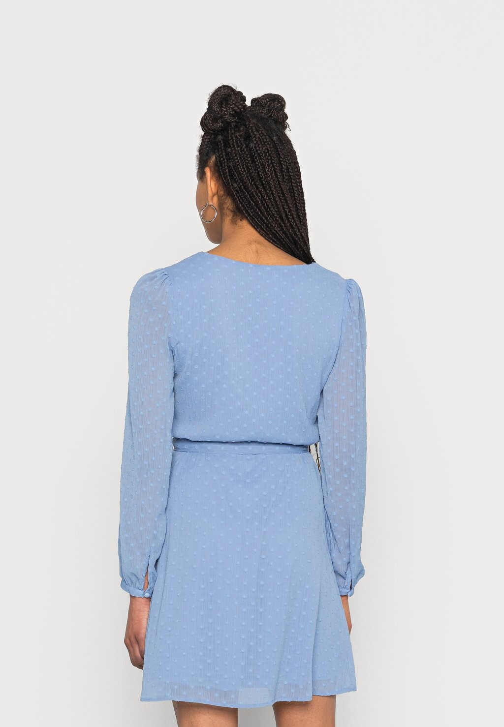 

Дневное платье Vimaliana V Neck Belt Dress VILA, синий