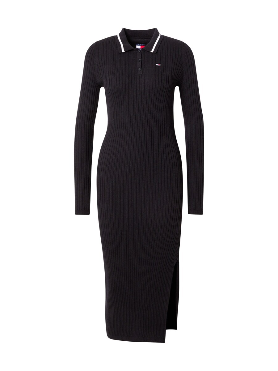 

Вязаное платье Tommy Jeans Knitted dress, черный