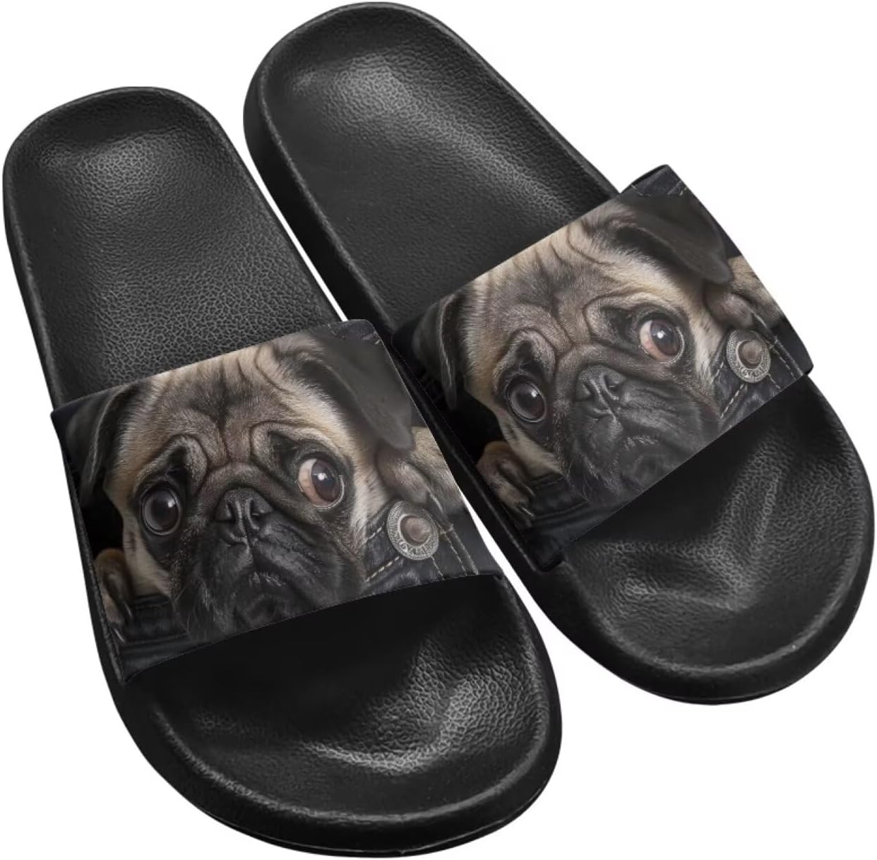 

Шлепанцы для женщин и мужчин, с мягкой подошвой, пляжные, бассейные, для душа, легкие, для дома и улицы Getelinseng, черный