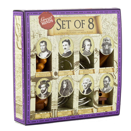 

Пазлы Great Minds Brain Teaser Puzzle Set – 8
