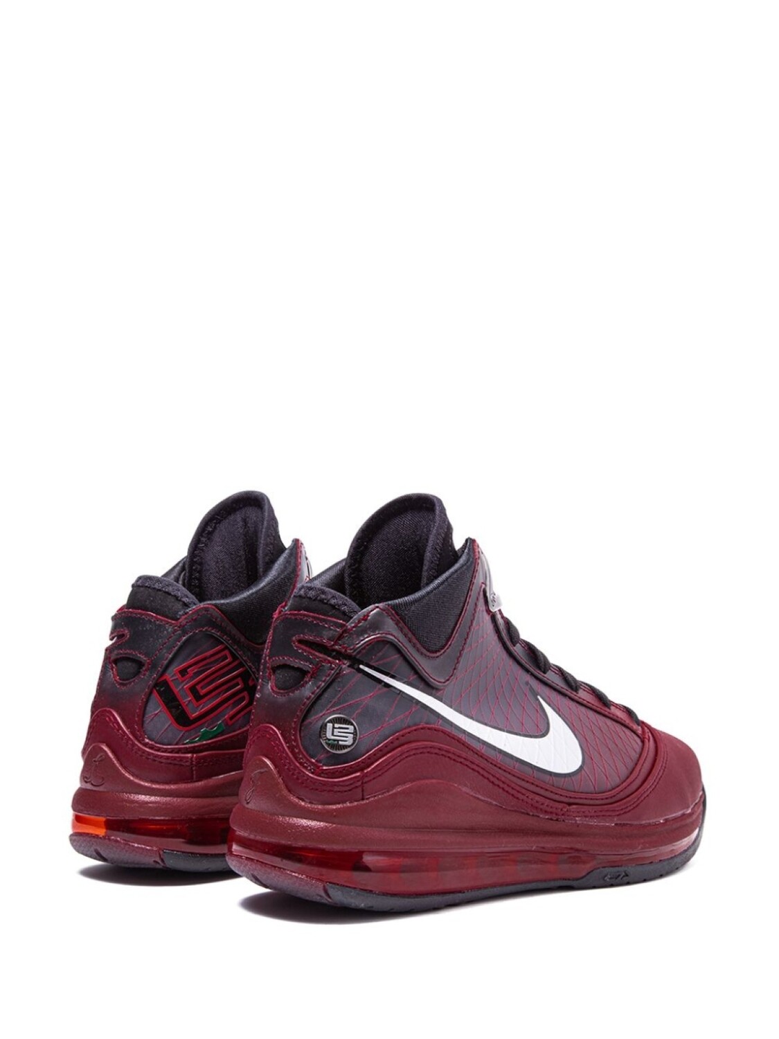 Кроссовки Air Max Lebron 7 Retro 'Christmas 2019' Nike, красный — фото 3