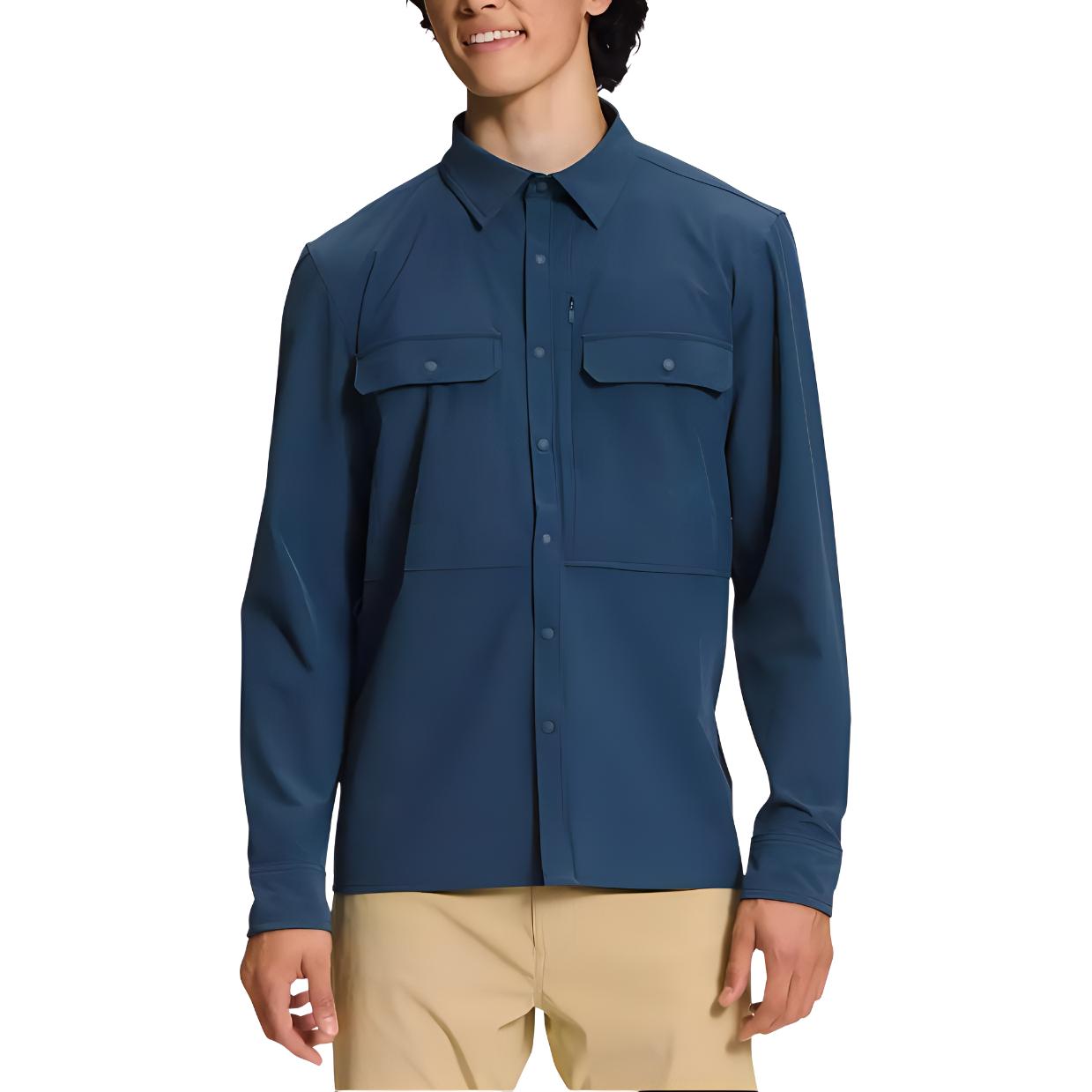 

THE NORTH FACE Мужская рубашка M Sniktau L/S, темно-синяя
