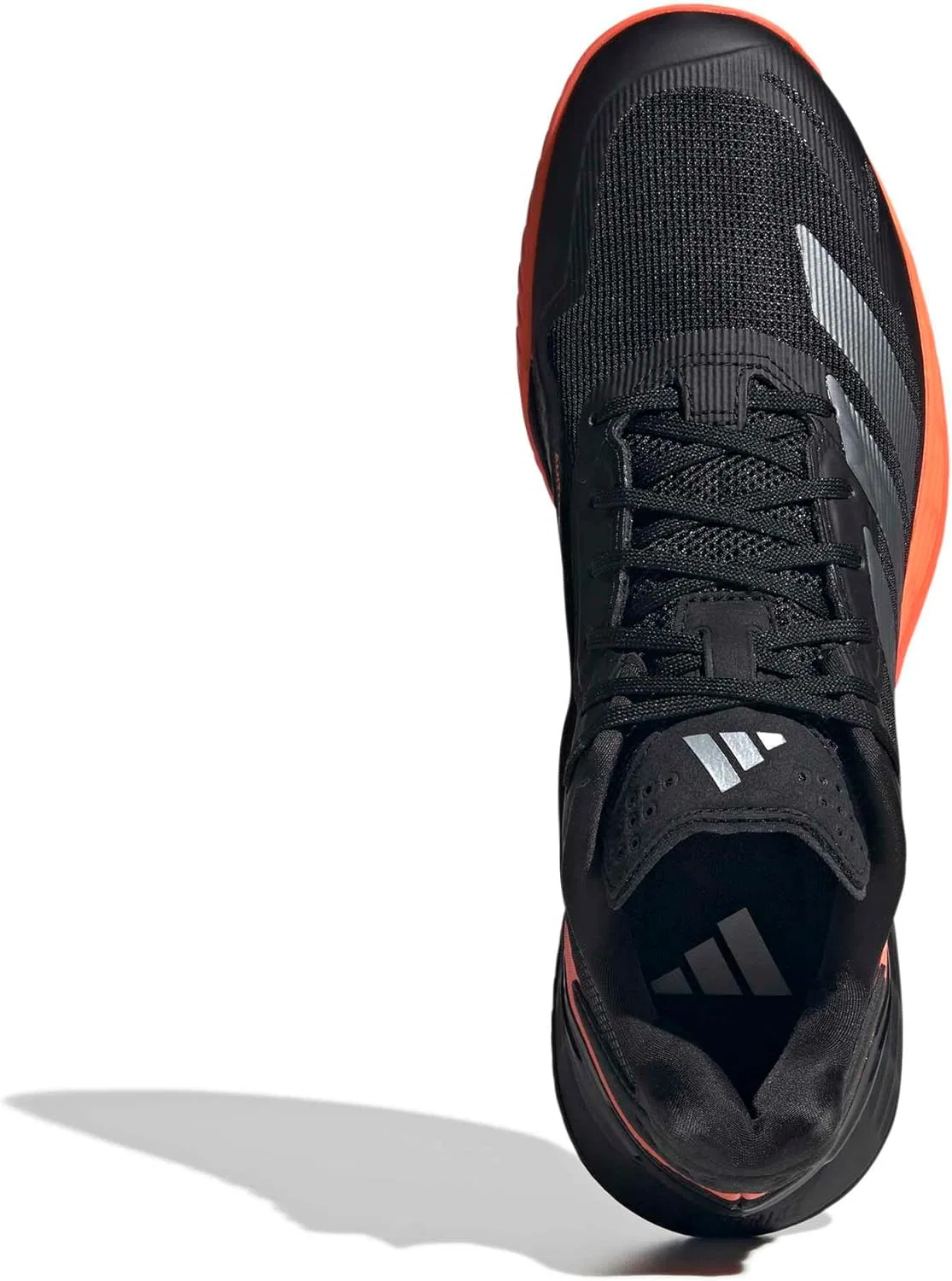 Мужские теннисные кроссовки Adidas Defiant Speed ​​2, Core Black Core Black Lucid Orange — фото 2