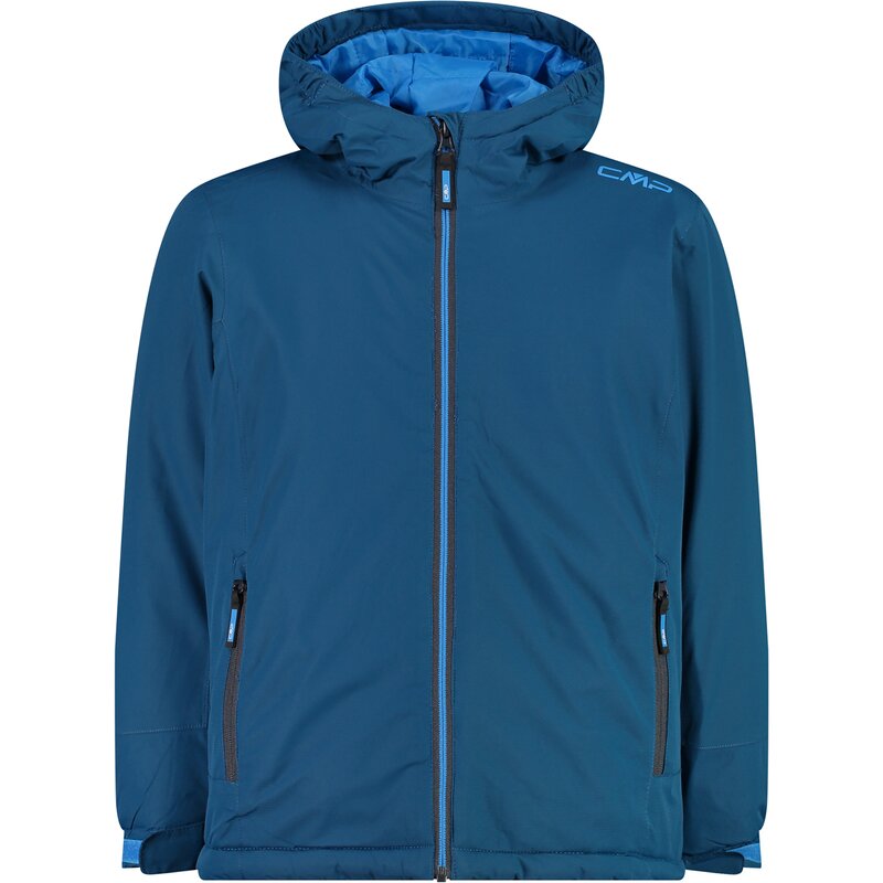 

Детская куртка с фиксирующимся капюшоном Cmp, цвет petrol