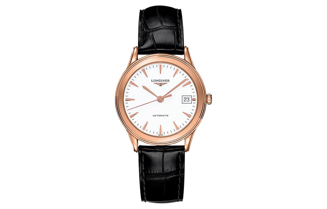 

LONGINES Часы Men's Military Flag Collection Watch, White Dial
