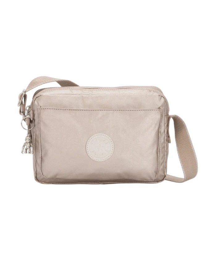 

Сумка-Шоппер из искусственной кожи с подвеской в виде обезьянки. Kipling, бежевый