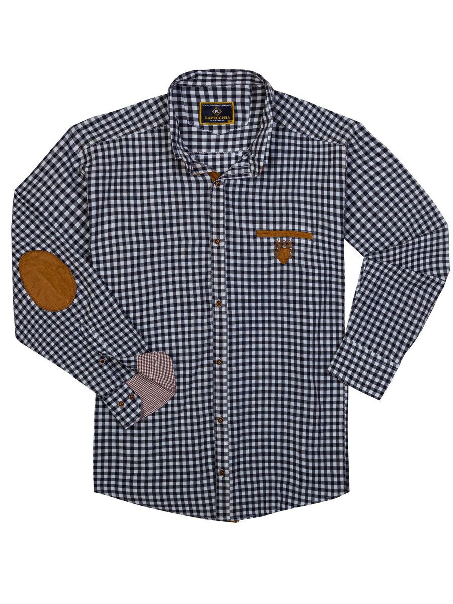 

Рубашка на пуговицах Comfort fit Lavecchia, синий