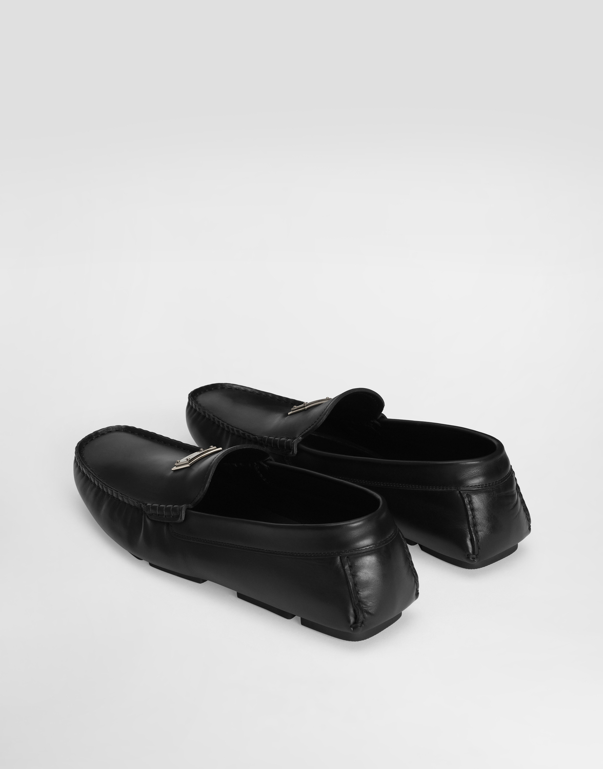 Лоферы из телячьей кожи dg driver Dolce & Gabbana, черный — фото 3