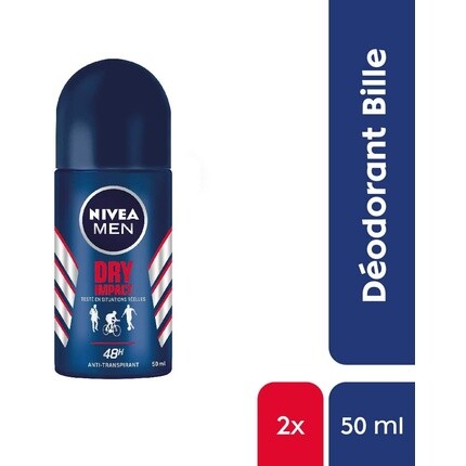 Nivea Men Шариковый дезодорант сухого воздействия 50 мл — фото 2