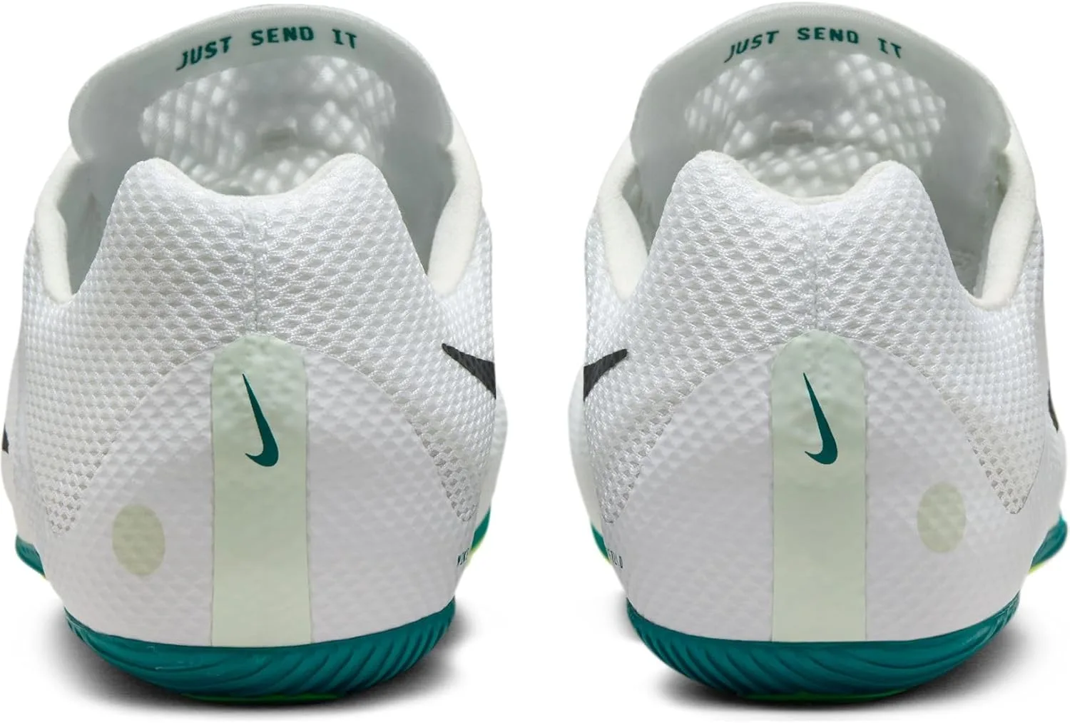 Мужские беговые кроссовки Nike Zoom Rival для спринта и любительских видов спорта, белый/черный — фото 3