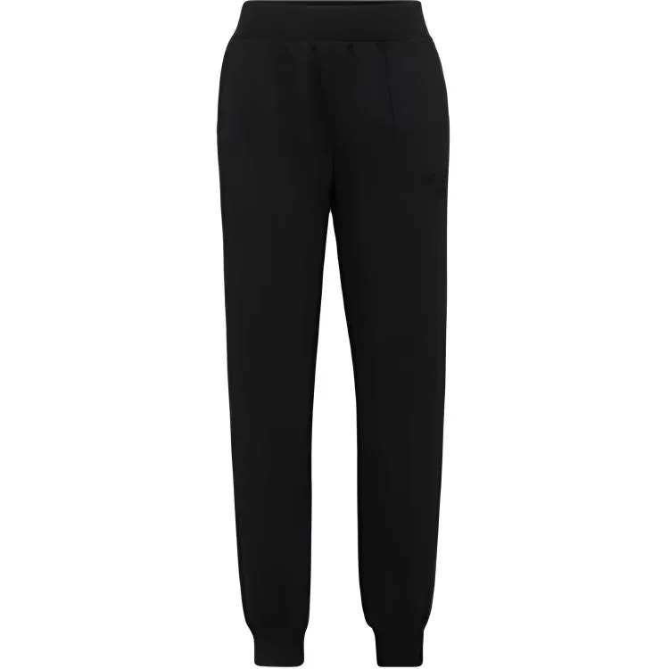 Вязаные спортивные штаны женские EMPORIO ARMANI, черный
