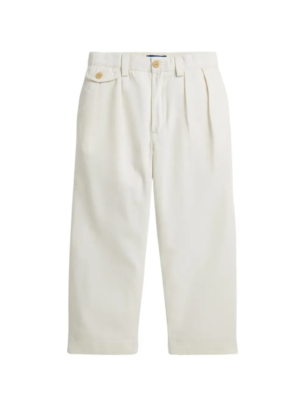 Брюки со складками Polo Ralph Lauren Kids, белый