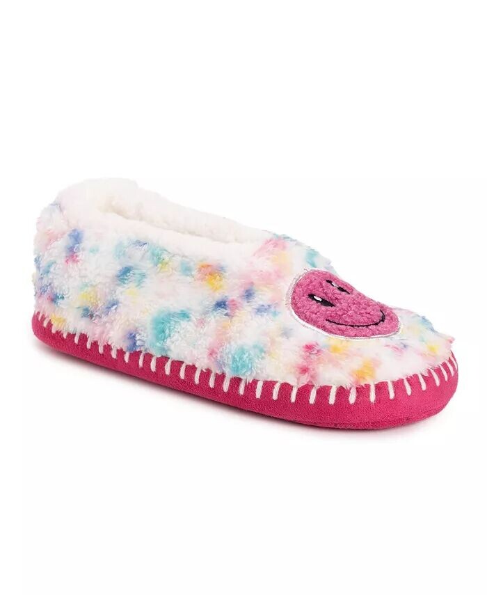 Женские балетки из шерпы с аппликацией MUK LUKS, мультиколор