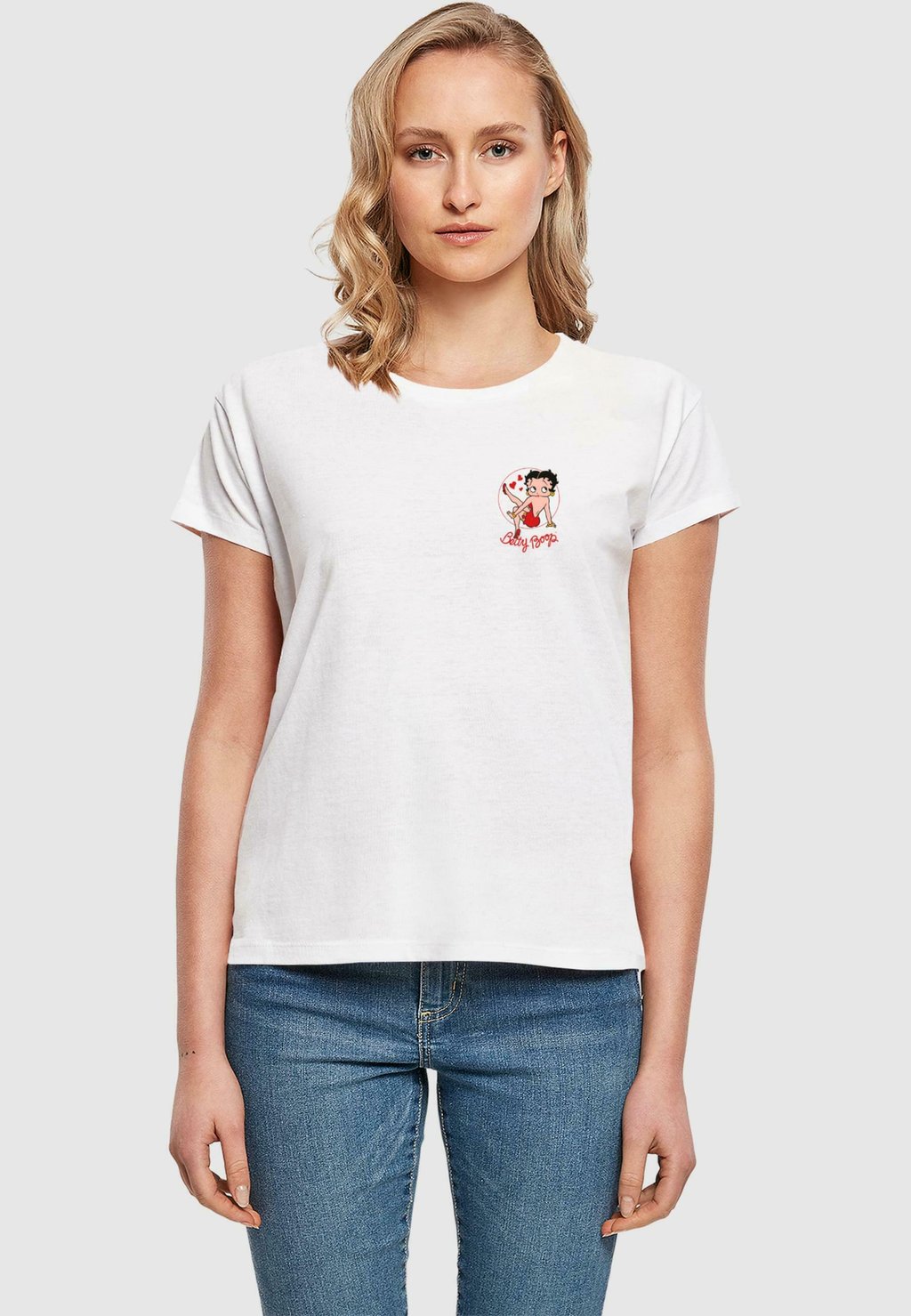 

Футболка с принтом BETTY BOOP - STRIKE A POSE BOX TEE Merchcode, белый