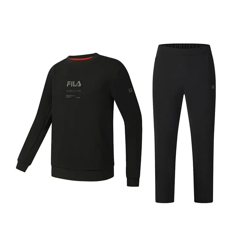 

Комплект спортивной толстовки для мужчин Fila, set (pitch черный-bk)