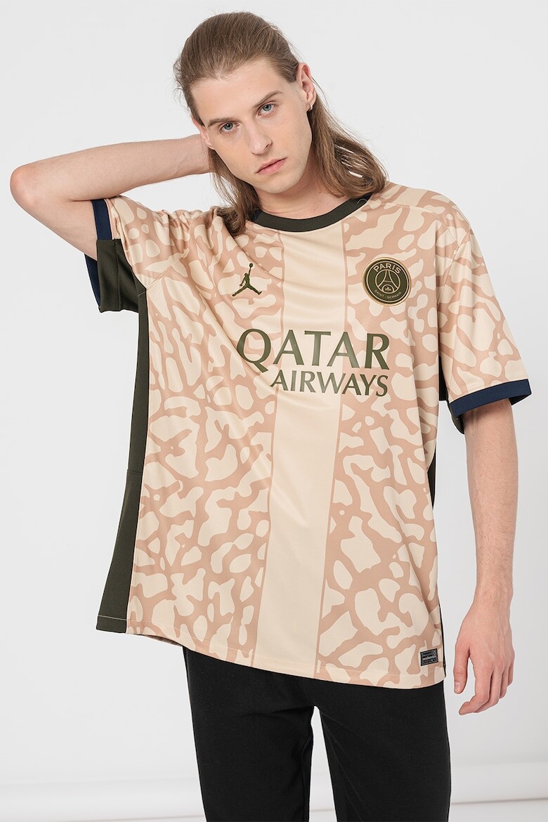 

Футболка Dri-Fit с принтом Nike, бежевый