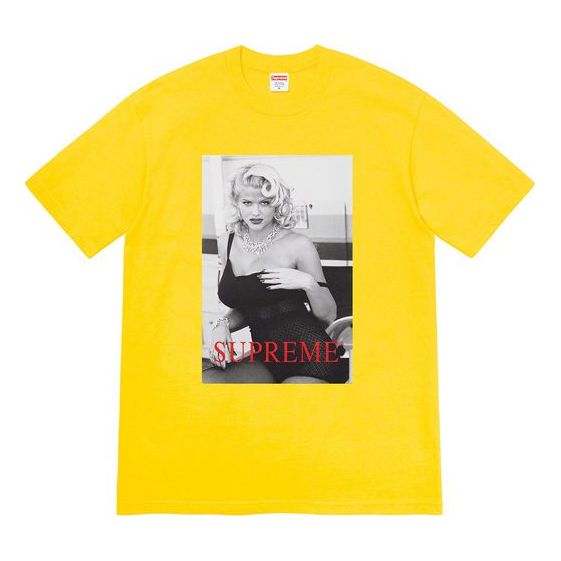 

Футболка Supreme Week 8 Anna Nicole Smith Tee Pattern Printing Short Sleeve Unisex, мультиколор