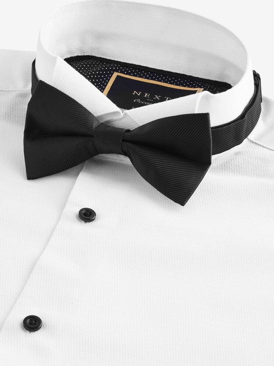 Повседневная рубашка Next Slim fit Button Up Shirt, белый — фото 4