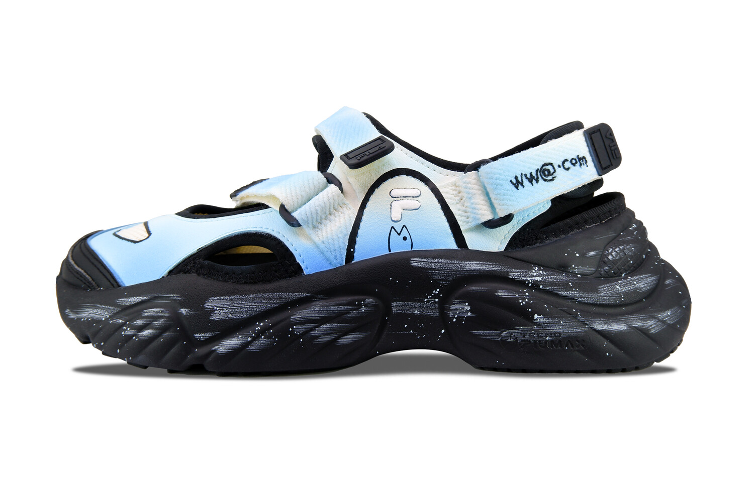 

Сандалии пляжные женские Conch синего цвета Fila Fusion, цвет Sky Blue