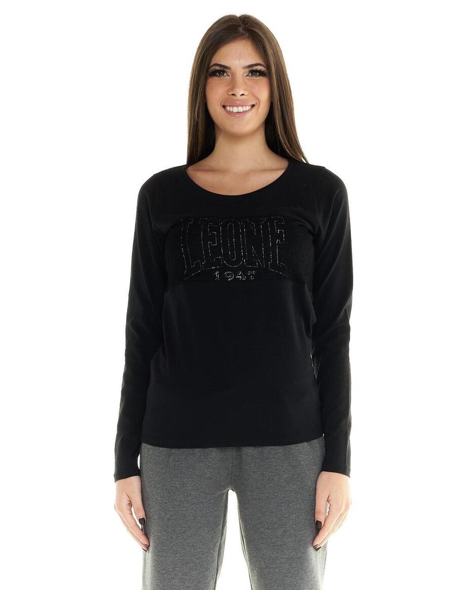 

LEONE 1947 APPAREL Женская футболка Leone с длинным рукавом и принтом скутера