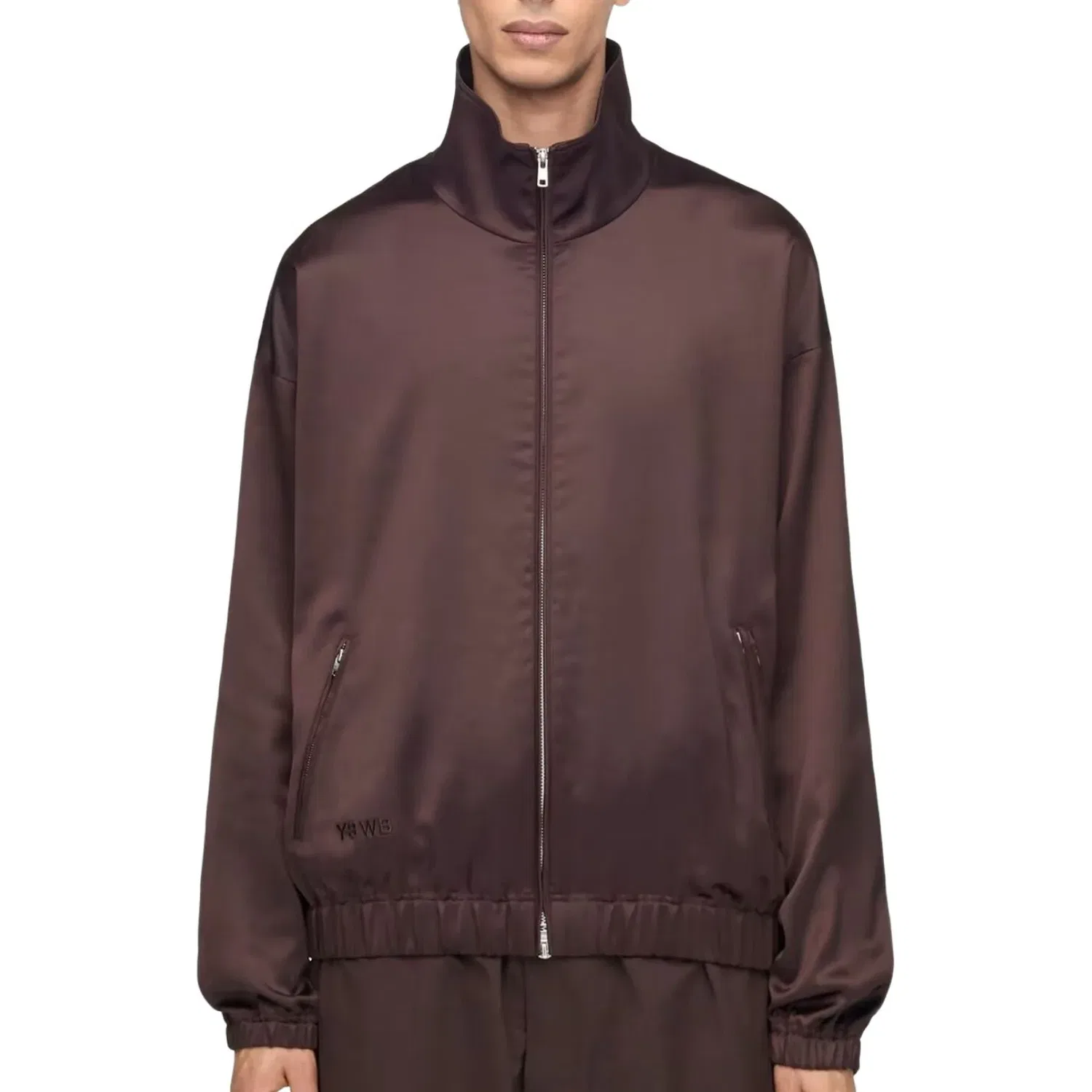 Куртка Adidas x Wales Bonner x Y3 Satin Jacket 'Aurora Coffee' KW9238, коричневый — фото 3