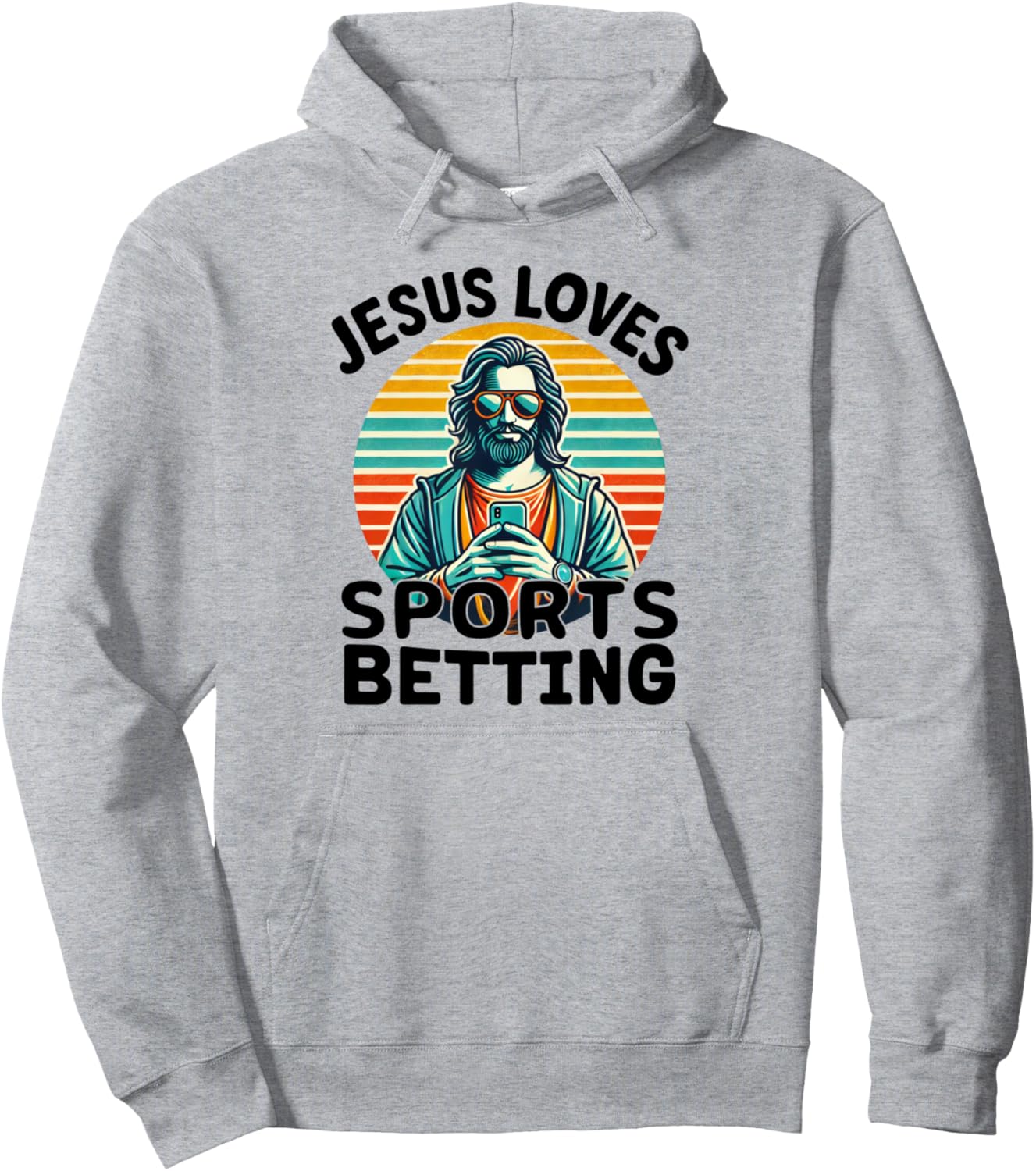 

Иисус любит спорт, лотерею, экспресс-ставки, азартные игры, DFS, худи Sports Gambling Clothing, серый