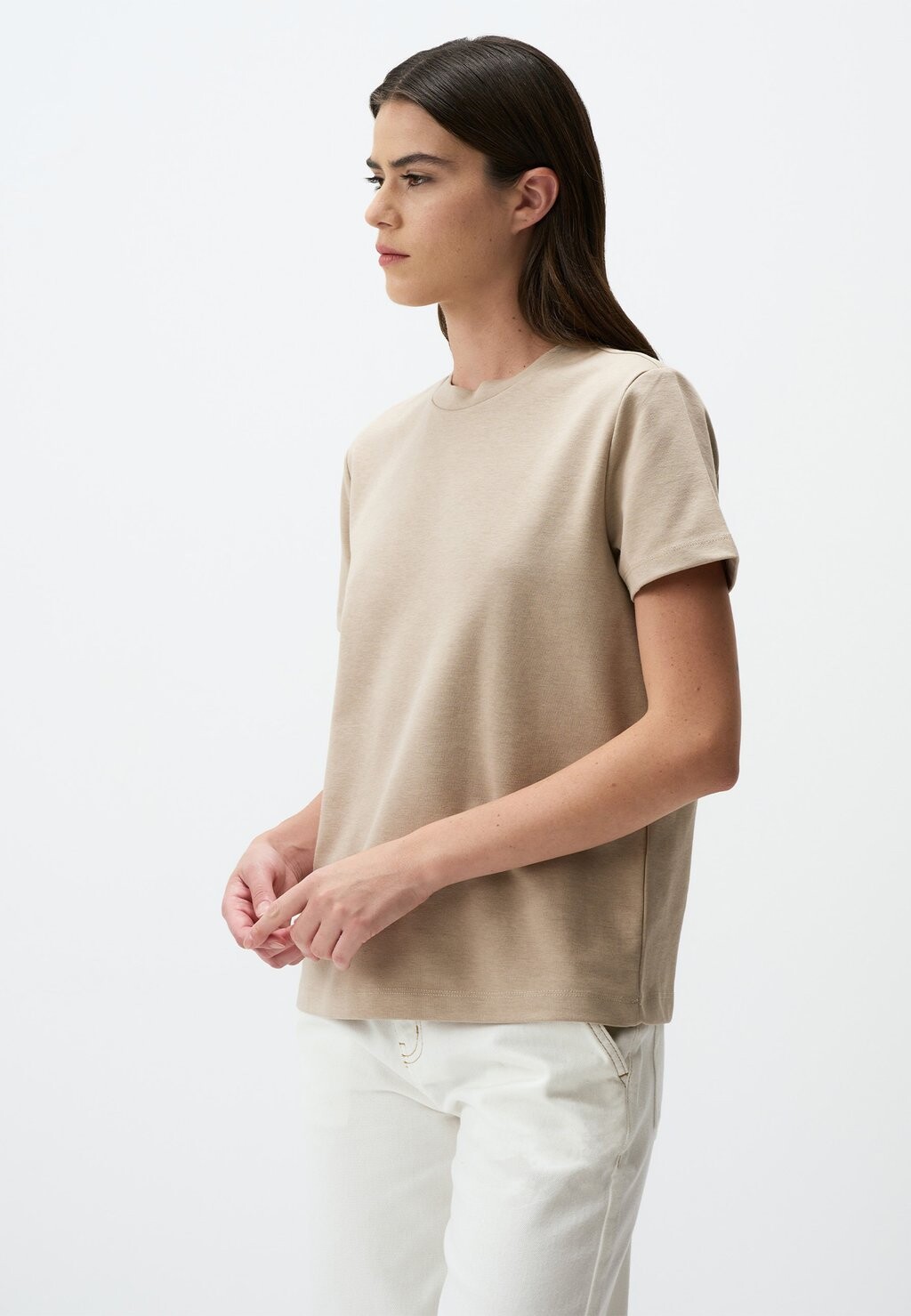 

Базовая футболка CREW NECK SHORT SLEEVE Jimmy Key, бежевый