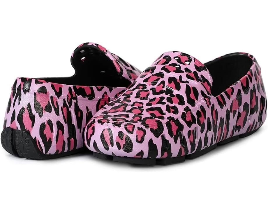 

Лоферы Floafers Kids Prodigy Driver Animal Print, цвет Pink Cheetah/Chocolate