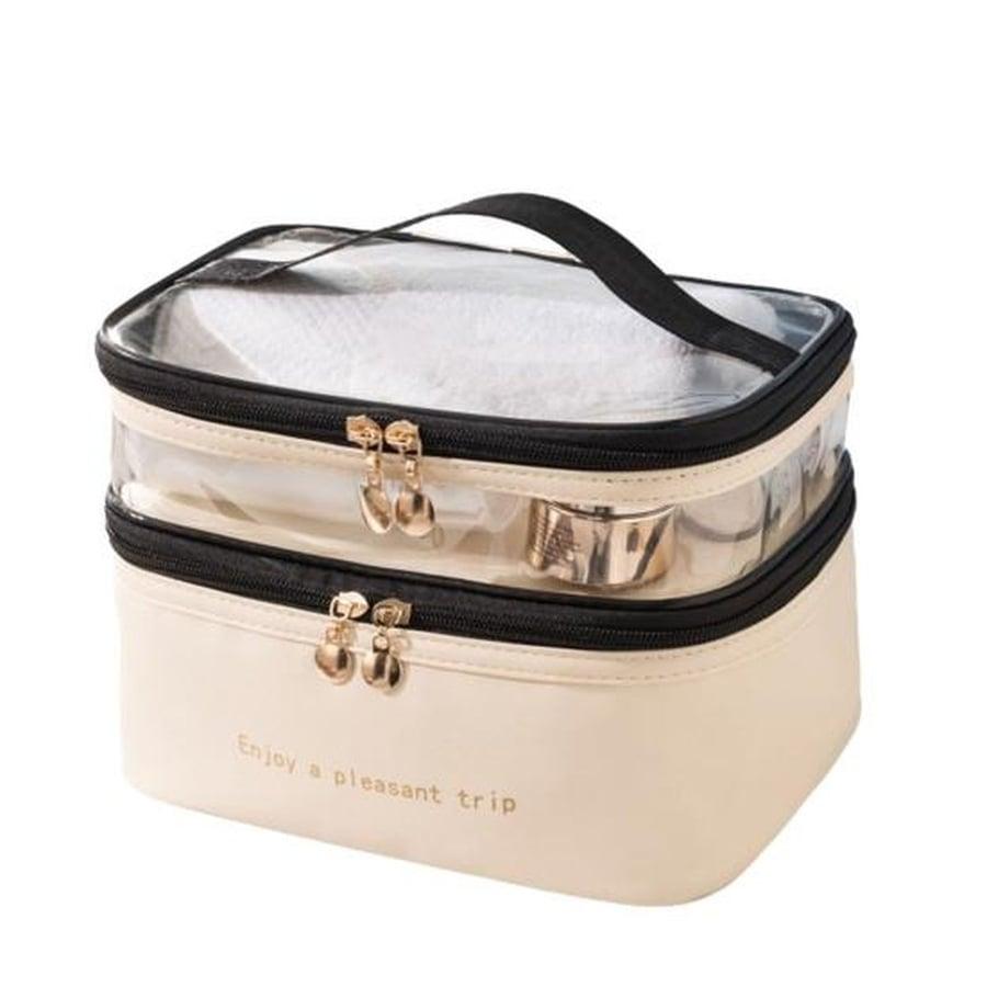 

Двухуровневая дорожная косметичка с отделениями для аксессуаров Zzato Zorganizowany Dom