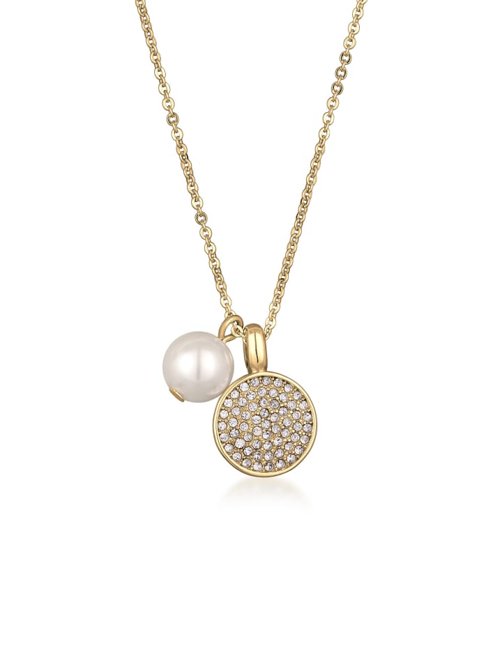 

Elli Латунное ожерелье в золотом исполнении