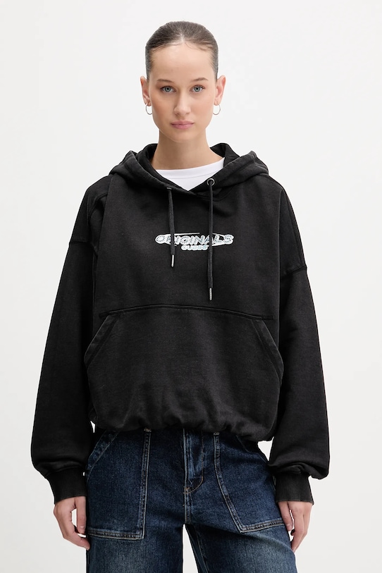 

Хлопковая толстовка Guess Originals, черный