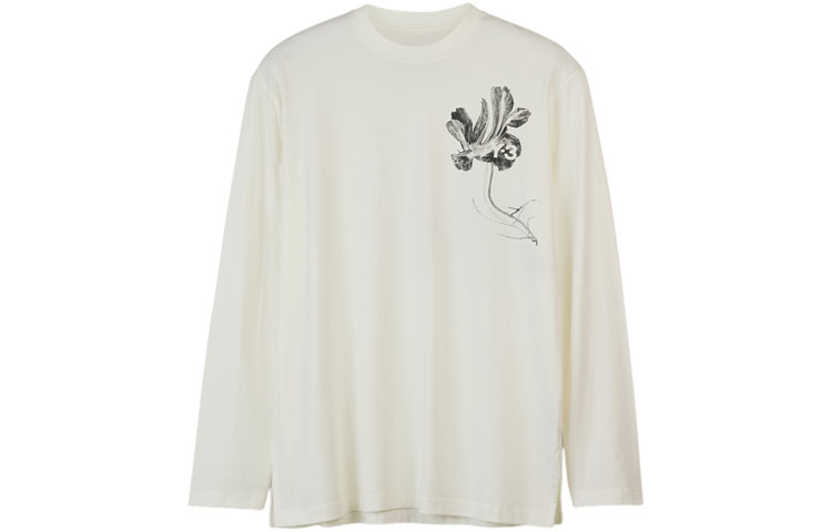 

Футболка Y 3 Gfx с цветочным принтом из хлопка Y-3, белый